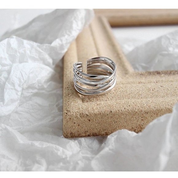 *NEW Gold/Sterling Silver Infinity Resizable Ring - Picture 9 of 9